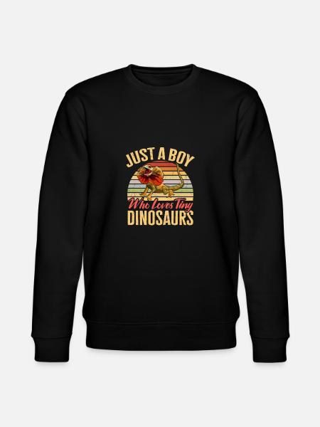 Kragenechse Frilled-neck lizard Reptil Herpetologe - Stanley/Stella Unisex Bio-Sweatshirt CHANGER  - Schwarz