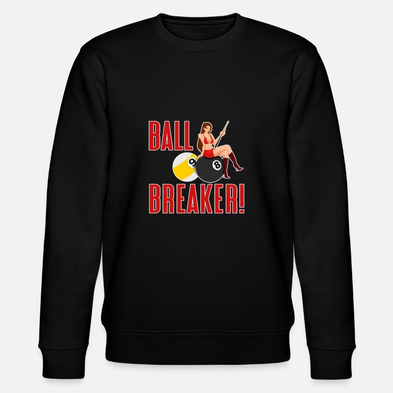Snooker Pool Billard - Stanley/Stella Unisex Bio-Sweatshirt CHANGER - Schwarz