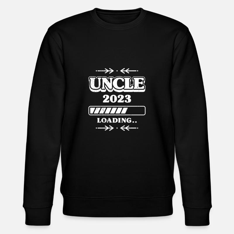 Uncle 2023 loading Uncle-to-be - Stanley/Stella CHANGER Unisex Organic Sweatshirt - black