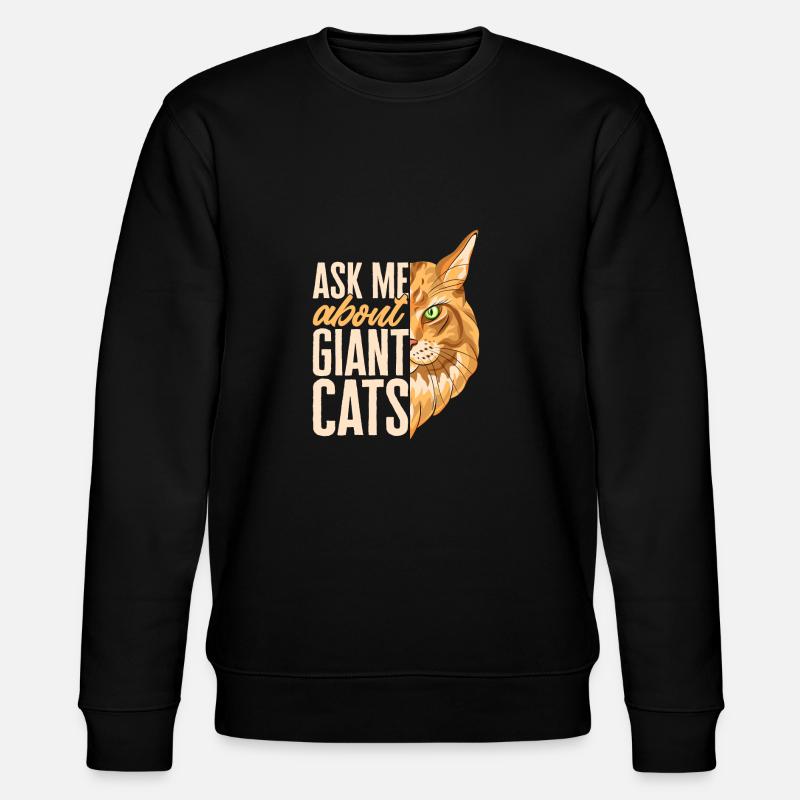 Maine Coon Chat - Sweat bio CHANGER Stanley/Stella Unisexe - noir