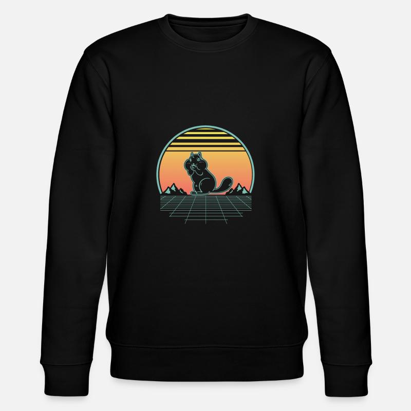 Cadeau de rongeur chipmunk - Sweat bio CHANGER Stanley/Stella Unisexe - noir