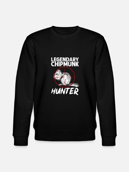 Cadeau de rongeur chipmunk - Sweat bio CHANGER Stanley/Stella Unisexe - noir