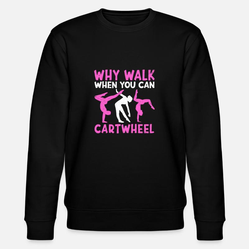 Acrobat Gymnastics Gymnastics Tumbling - Stanley/Stella CHANGER Unisex Organic Sweatshirt - black