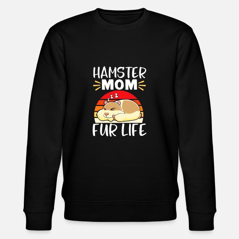 Hamster Gift Hamster Lovers - Stanley/Stella CHANGER Unisex Organic Sweatshirt - black