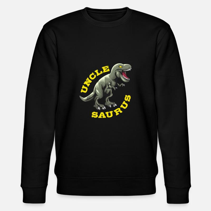 Oncle Saurus - Sweat bio CHANGER Stanley/Stella Unisexe - noir