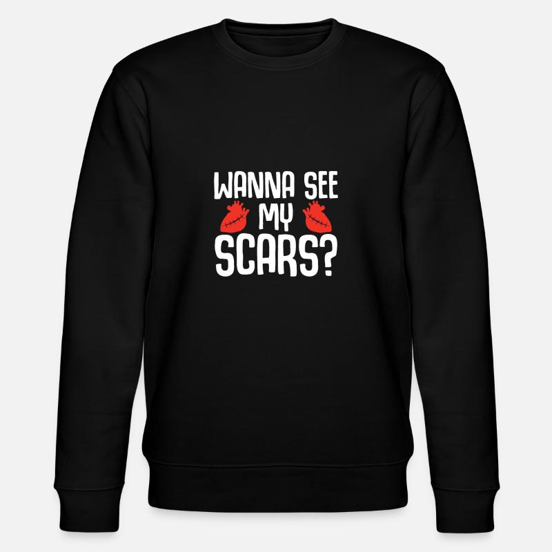 Operation Am Offenen Herzen - Stanley/Stella Unisex Bio-Sweatshirt CHANGER - Schwarz
