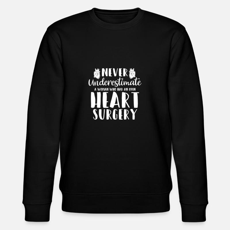Chirurgie à cœur ouvert - Sweat bio CHANGER Stanley/Stella Unisexe - noir