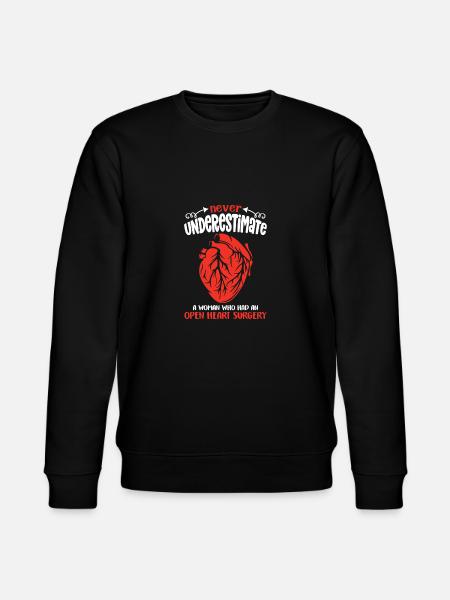 Open-heart surgery - Stanley/Stella CHANGER Unisex Organic Sweatshirt - black