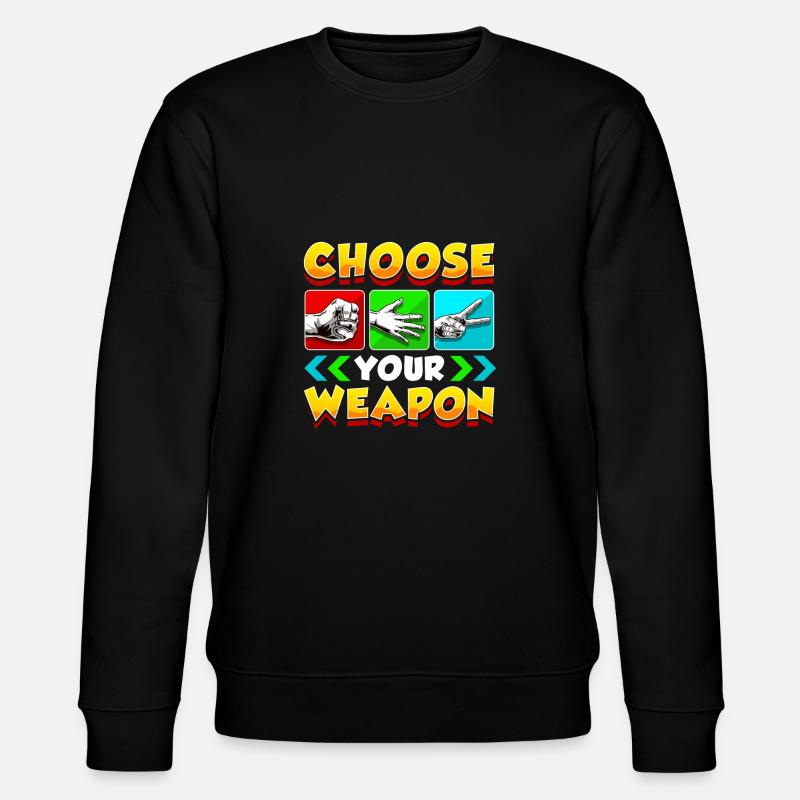 Ciseaux Papier de pierre - Sweat bio CHANGER Stanley/Stella Unisexe - noir