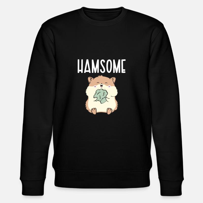 Hamster Gift Hamster Lovers - Stanley/Stella CHANGER Unisex Organic Sweatshirt - black