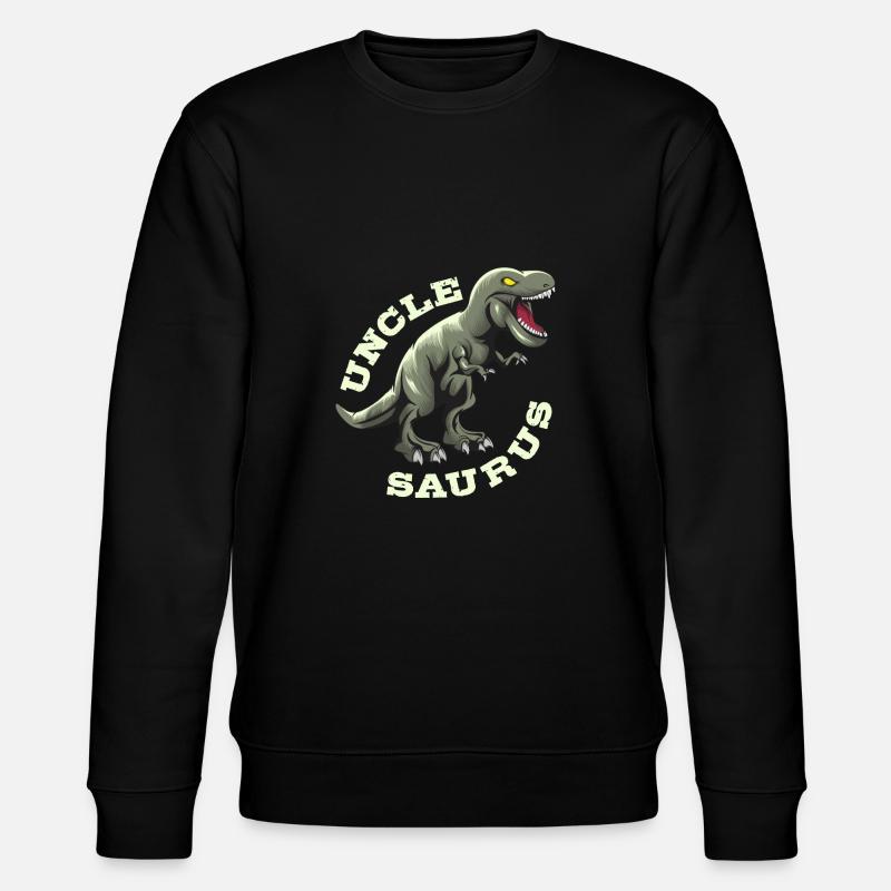 Uncle Saurus - Stanley/Stella CHANGER Unisex Organic Sweatshirt - black