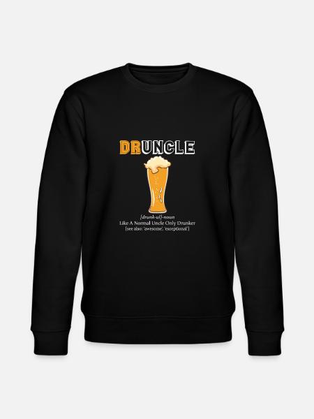 Druncle Bier Onkel - Stanley/Stella Unisex Bio-Sweatshirt CHANGER  - Schwarz