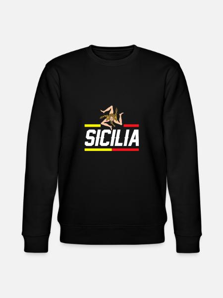 Sicily flag Sicily Palermo Italy - Stanley/Stella CHANGER Unisex Organic Sweatshirt - black