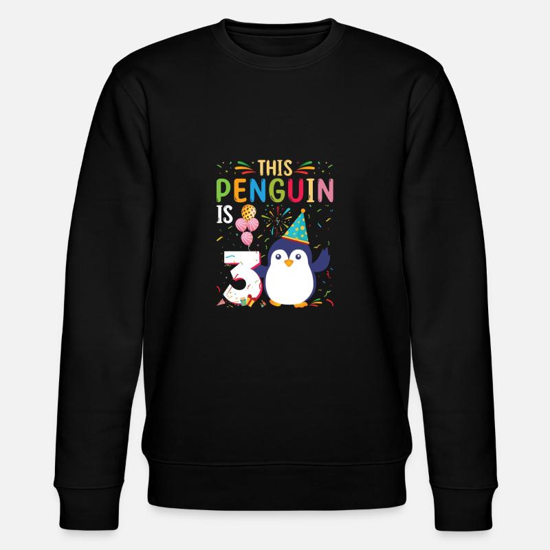 King Penguin Emperor Penguin Penguin Gift - Stanley/Stella CHANGER Unisex Organic Sweatshirt - black
