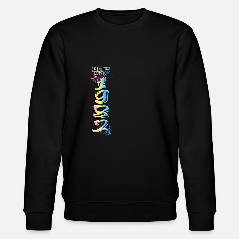Limited Edition 1982 Graffiti - Stanley/Stella Unisex Bio-Sweatshirt CHANGER  - Schwarz