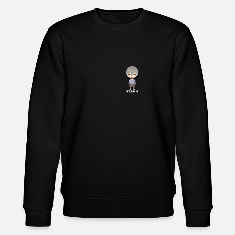 Otaku Anime Boy - Stanley/Stella CHANGER Unisex Organic Sweatshirt - black