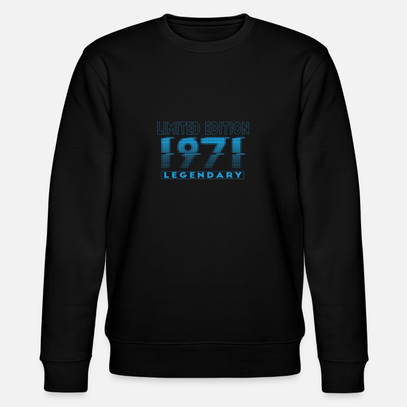 Édition limitée 1971 Graffiti - Sweat bio CHANGER Stanley/Stella Unisexe - noir