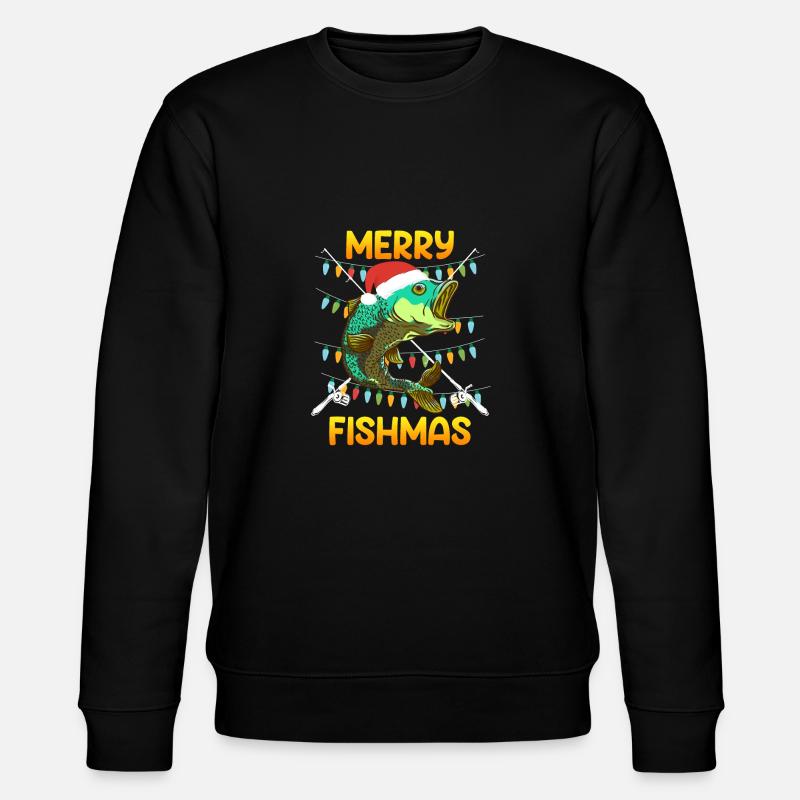 Pêcheur Noël Joyeux poisson Poisson - Sweat bio CHANGER Stanley/Stella Unisexe - noir
