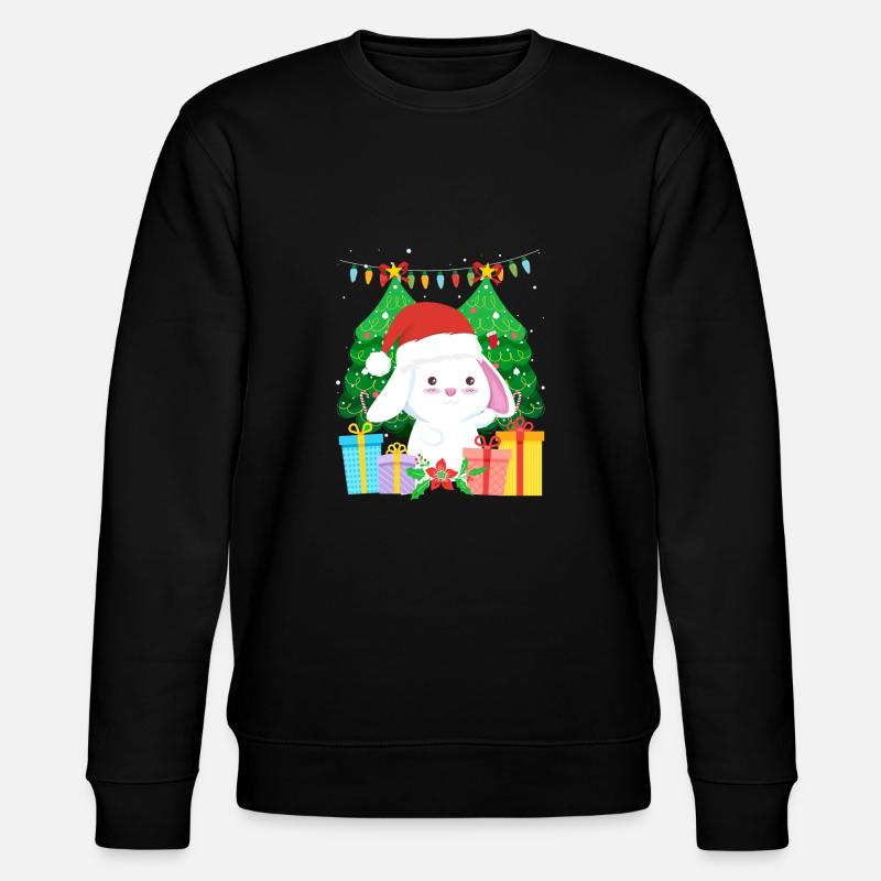 Arbre de Noël mignon Haase - Sweat bio CHANGER Stanley/Stella Unisexe - noir