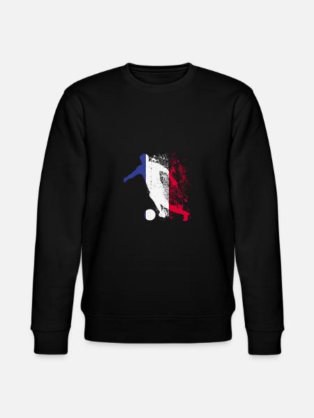 Landshold Frankrig Fodbold VM - Stanley/Stella økologisk unisex-sweatshirt CHANGER  - sort