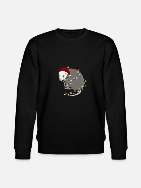 Juledyr Opposum Light Chain Cap - Stanley/Stella økologisk unisex-sweatshirt CHANGER  - sort