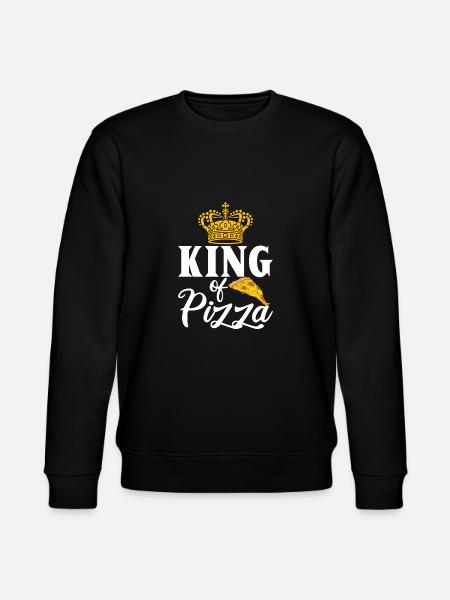 Snack Pizzalove Pizza Lover Gift - Stanley/Stella CHANGER Unisex Organic Sweatshirt - black