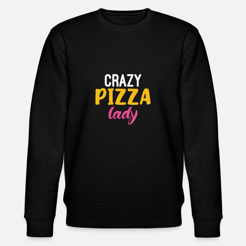 Snack Pizzalove Pizza Lover Cadeau - Sweat bio CHANGER Stanley/Stella Unisexe - noir