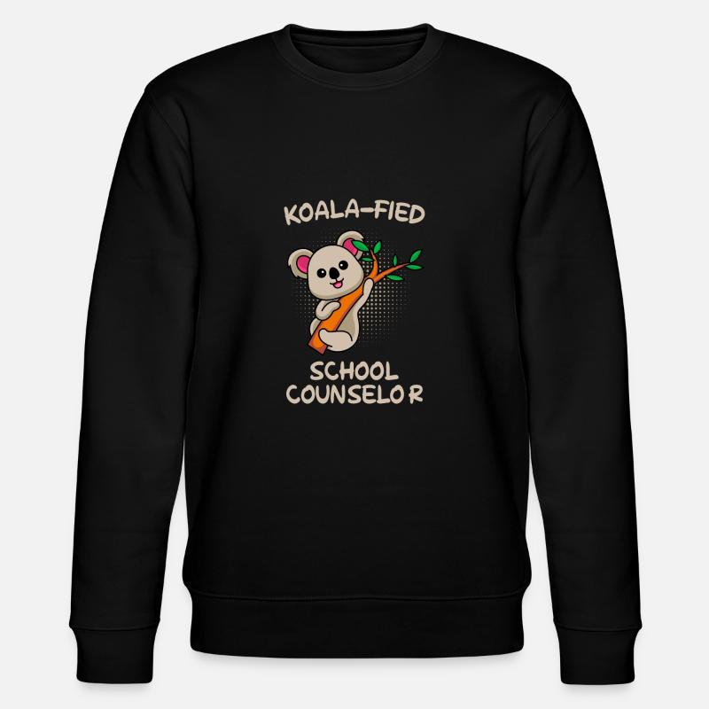 Compagnon d’école qualifié Koala - Sweat bio CHANGER Stanley/Stella Unisexe - noir