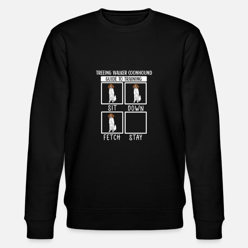 Treeing Walker Coonhound - Stanley/Stella CHANGER Unisex Organic Sweatshirt - black