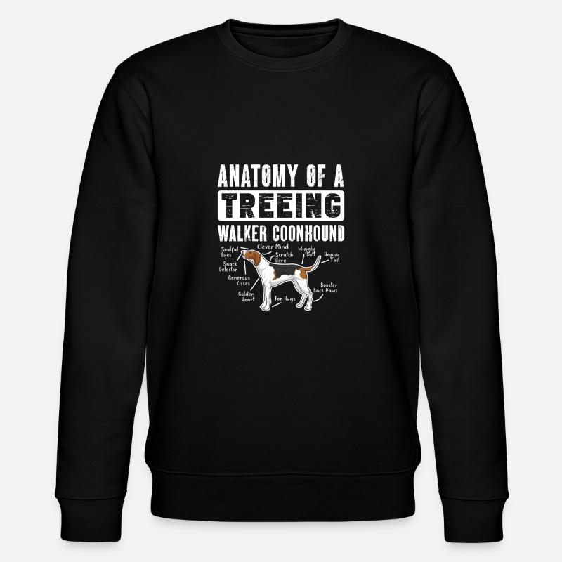 Treeing Walker Coonhound - Stanley/Stella CHANGER Unisex Organic Sweatshirt - black