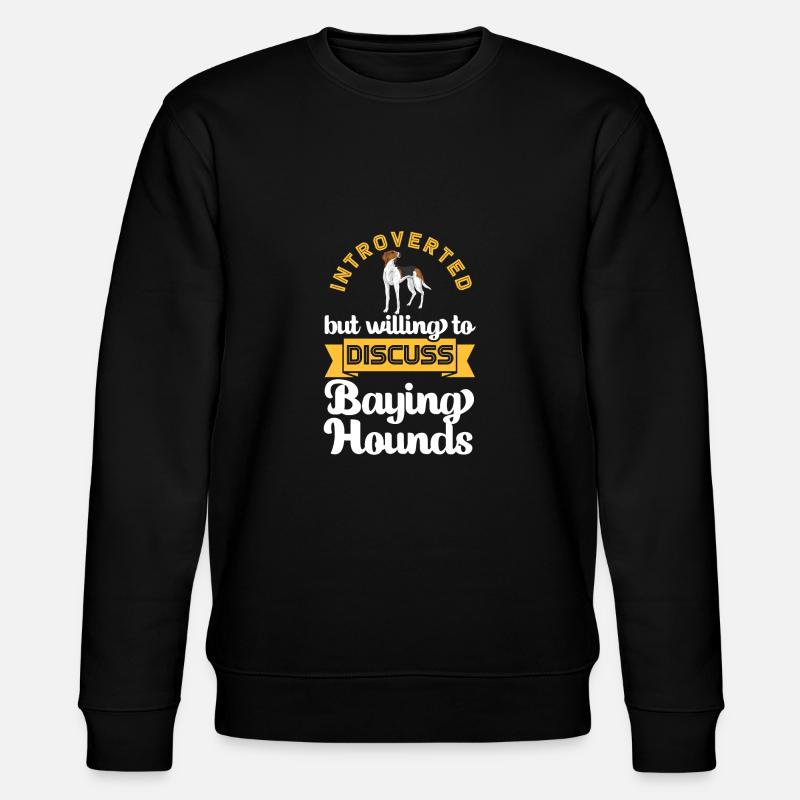Treeing Walker Coonhound - Stanley/Stella Unisex Bio-Sweatshirt CHANGER  - Schwarz