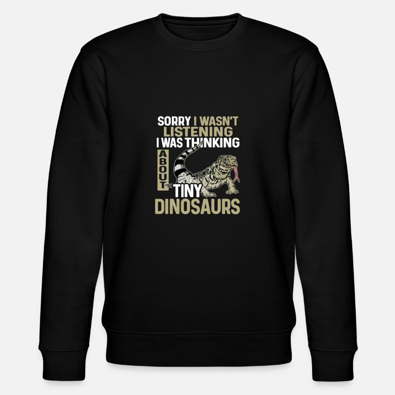 Tegu Lizard Reptile Herpetologist - Stanley/Stella CHANGER Unisex Organic Sweatshirt - black