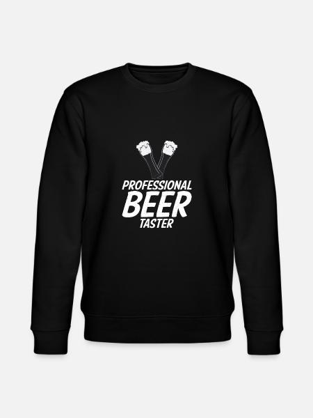 Biertrinker Bier Geschenke - Stanley/Stella Unisex Bio-Sweatshirt CHANGER  - Schwarz