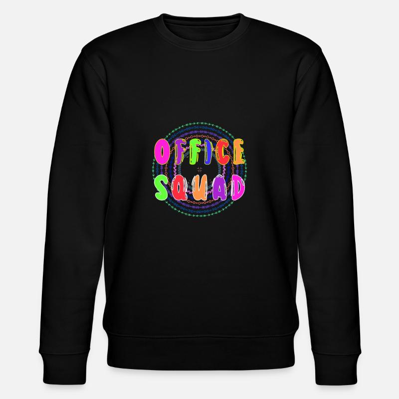 Office Squad Administrative Assistant Appreciation - Stanley/Stella CHANGER Unisex Organic Sweatshirt - black