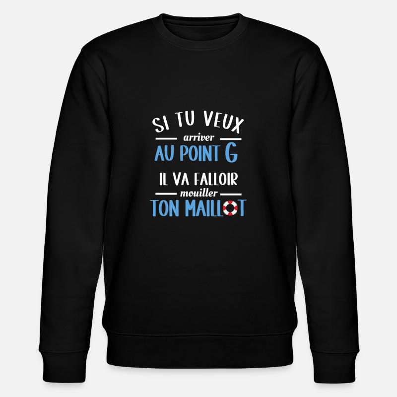 Blague de couple point G - Sweat bio CHANGER Stanley/Stella Unisexe - noir