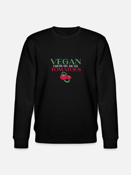 Veggie Lover Vegan Gift - Stanley/Stella CHANGER Unisex Organic Sweatshirt - black