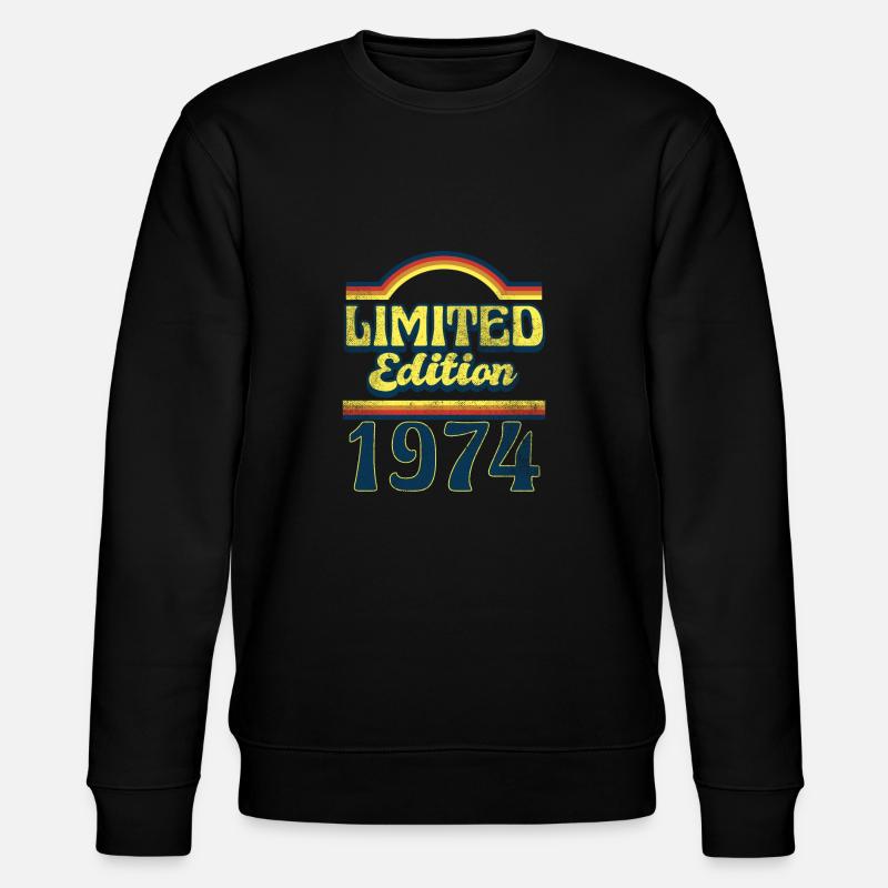 Edition Limitée 1974 Millésime - Sweat bio CHANGER Stanley/Stella Unisexe - noir