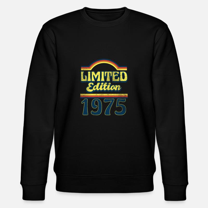 Edition Limitée 1975 Millésime - Sweat bio CHANGER Stanley/Stella Unisexe - noir