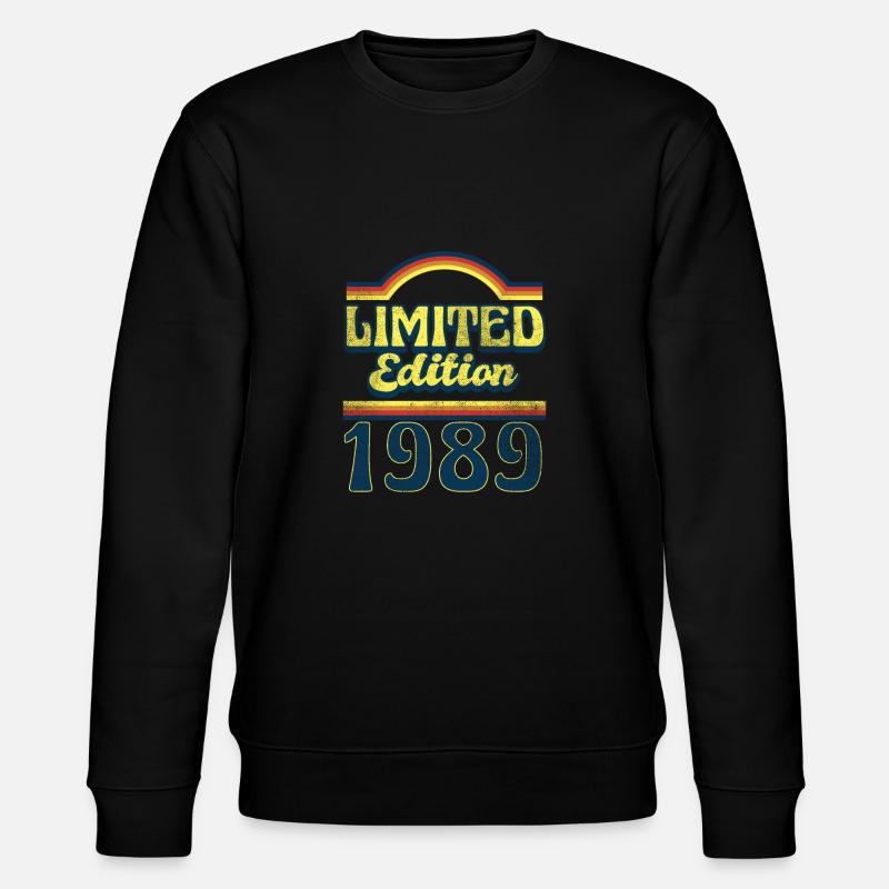 Edition Limitée Millésime 1989 - Sweat bio CHANGER Stanley/Stella Unisexe - noir