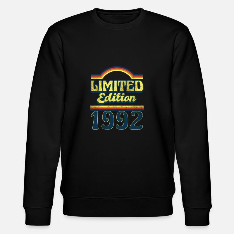 Edition Limitée Millésime 1992 - Sweat bio CHANGER Stanley/Stella Unisexe - noir
