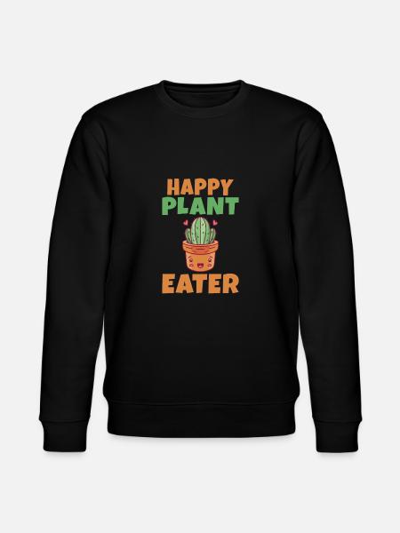 Veggie Lover Vegan Gift - Stanley/Stella CHANGER Unisex Organic Sweatshirt - black
