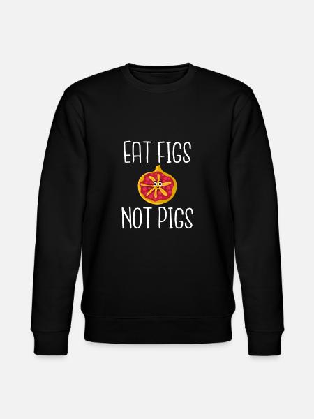Veggie Lover Vegan Gift - Stanley/Stella CHANGER Unisex Organic Sweatshirt - black