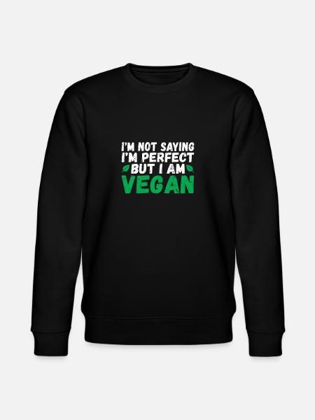 Veggie Lover Vegan Gift - Stanley/Stella CHANGER Unisex Organic Sweatshirt - black