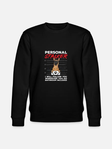 Malinois Belgian Shepherd Mechelaar Dog - Stanley/Stella CHANGER Unisex Organic Sweatshirt - black