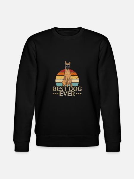 Malinois Belgian Shepherd Mechelaar Dog - Stanley/Stella CHANGER Unisex Organic Sweatshirt - black