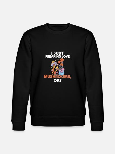 Fungi Hunter Mushroom Hunter Gifts - Stanley/Stella CHANGER Unisex Organic Sweatshirt - black