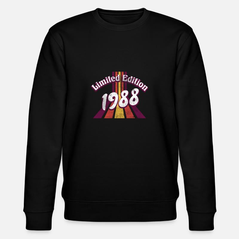 Edition Limitée Millésime 1988 - Sweat bio CHANGER Stanley/Stella Unisexe - noir