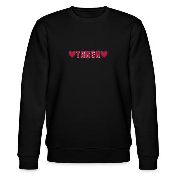 Taken Heart Love Glückliche Paare Lovely - Stanley/Stella Unisex Bio-Sweatshirt CHANGER  - Schwarz - Vorne - Nik (191cm) & Marisol (170cm)