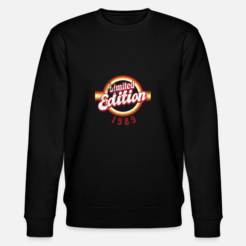 Edition Limitée Millésime 1989 - Sweat bio CHANGER Stanley/Stella Unisexe - noir