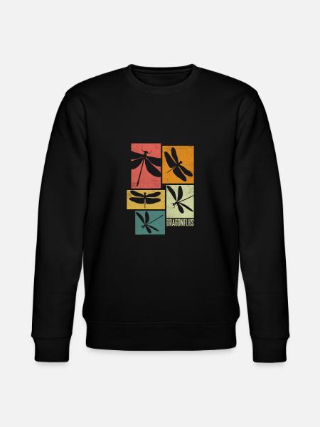 Libellenlibelle Libellen Entomologie - Stanley/Stella Unisex Bio-Sweatshirt CHANGER - Schwarz
